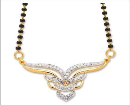 Modern 22K Gold Mangalsutra Design/1220GAHVG119