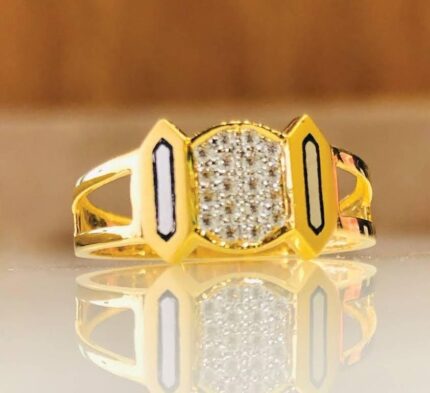 22K Gold men Ring Design /0708GURSG091