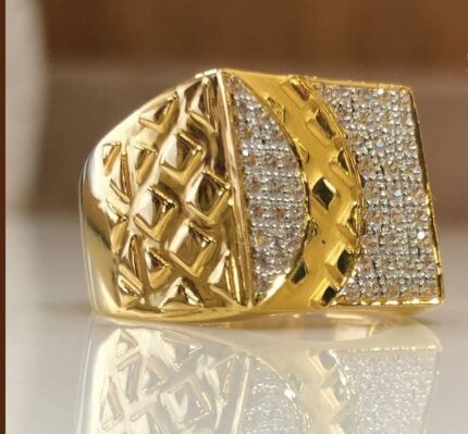 22K Gold men Ring Design /0708GURSG091